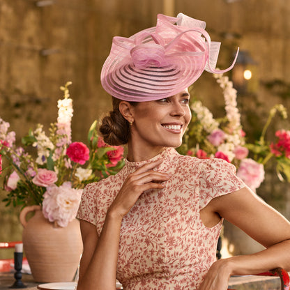 Failsworth Anita Scheiben Fascinator - Pfingstrose