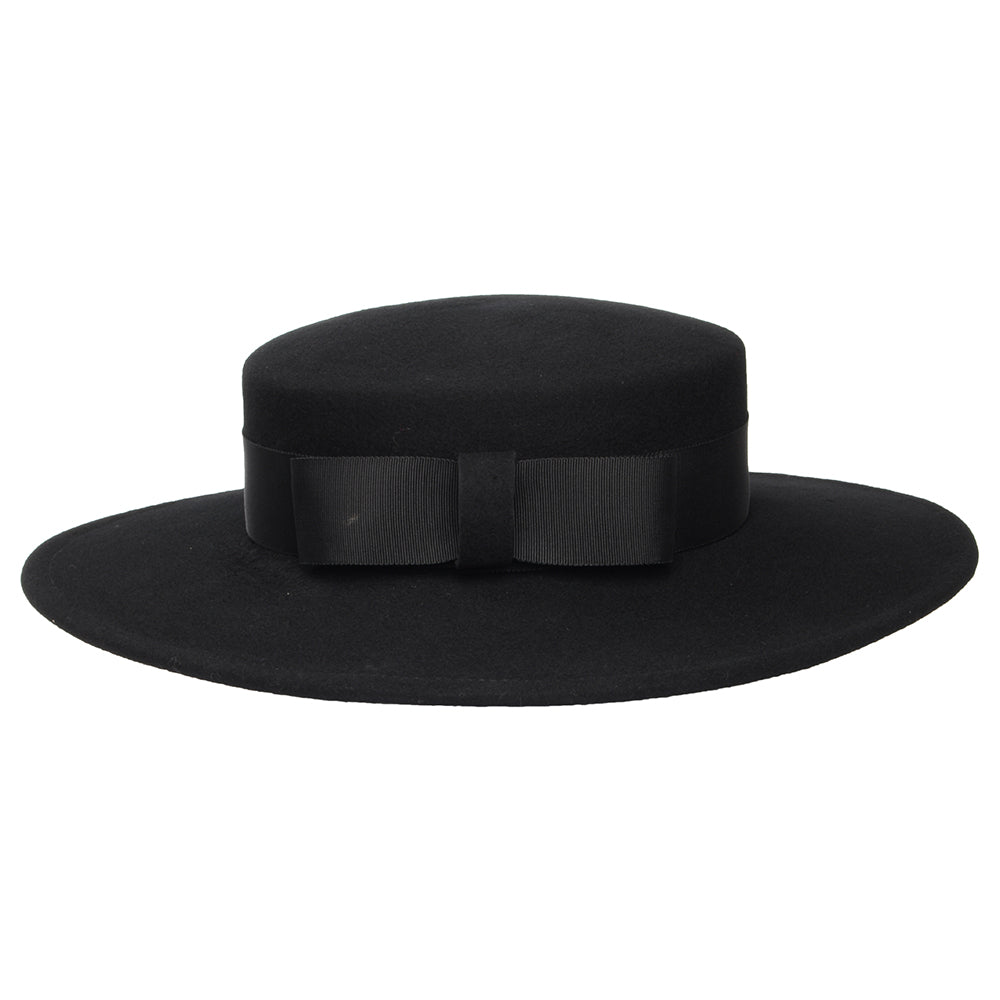 Whiteley Fiona Kreissäge Hut aus Wollfilz - Schwarz