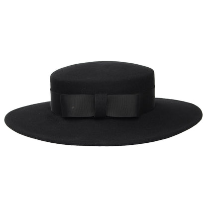 Whiteley Fiona Kreissäge Hut aus Wollfilz - Schwarz