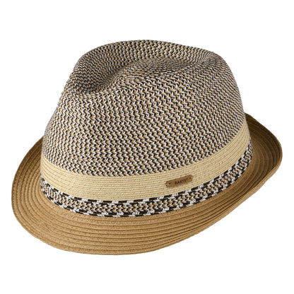 Barts Fluoriet Sommer Trilby Hut - Natur-Hellbraun