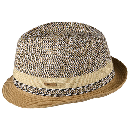 Barts Fluoriet Sommer Trilby Hut - Natur-Hellbraun