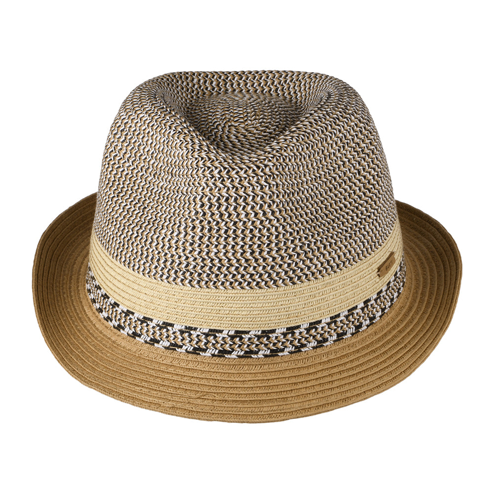 Barts Fluoriet Sommer Trilby Hut - Natur-Hellbraun