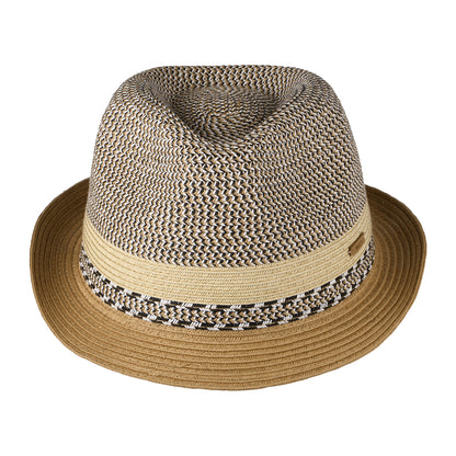 Barts Fluoriet Sommer Trilby Hut - Natur-Hellbraun