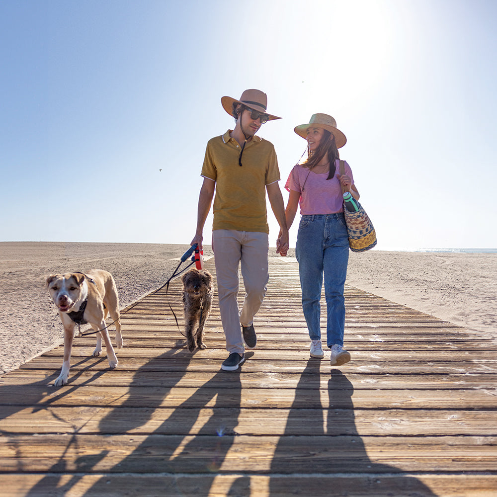 Sunday Afternoons Islander Fedora Hut aus Stroh - Karamell
