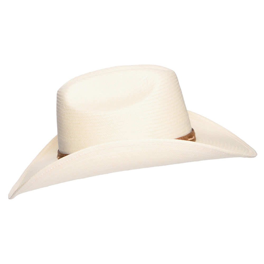 Stetson Western Cowboy Hut aus Toyo Stroh - Perlweiß