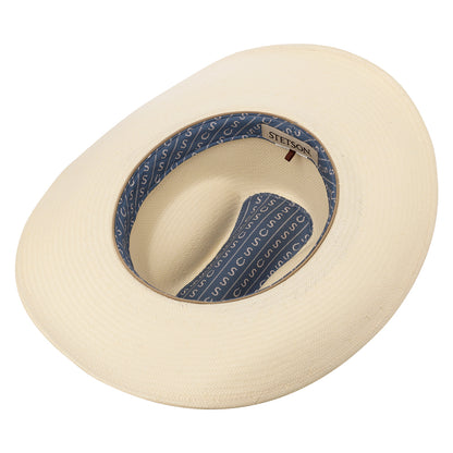 Stetson Western Cowboy Hut aus Toyo Stroh - Perlweiß