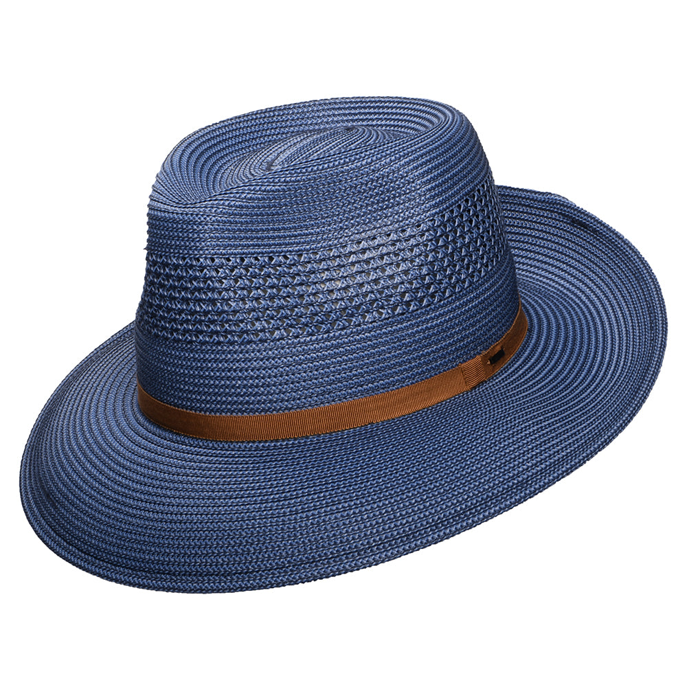 Bailey Gratz Vented Fedora Hut - Blau