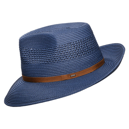 Bailey Gratz Vented Fedora Hut - Blau
