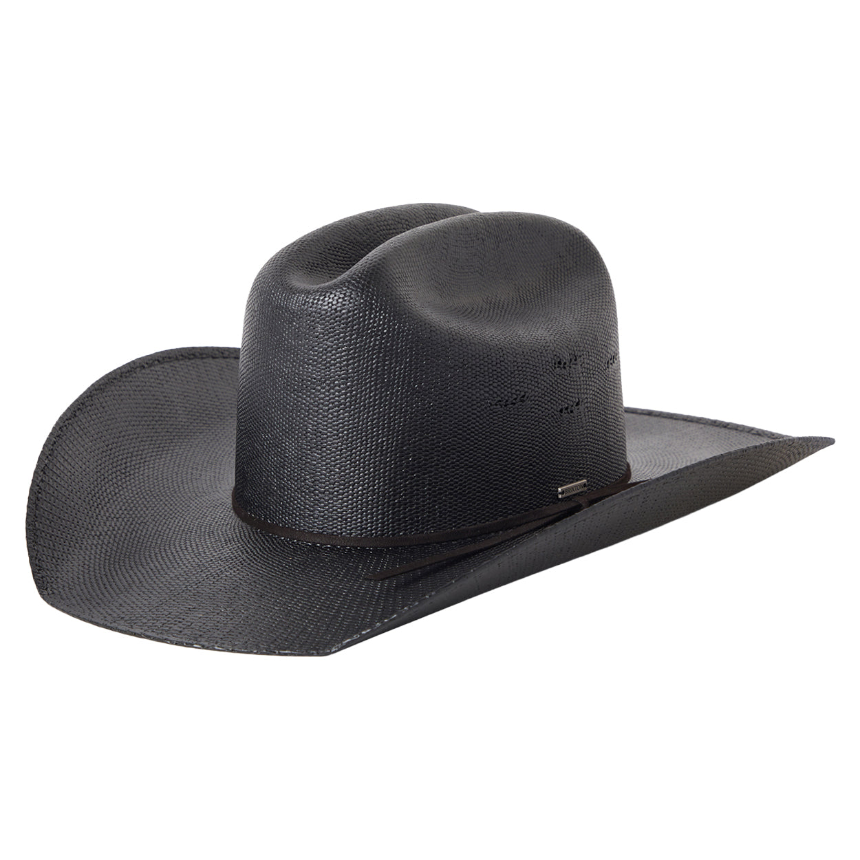 Brixton Laredo Cowboy Hut aus Toyo Stroh - Schwarz