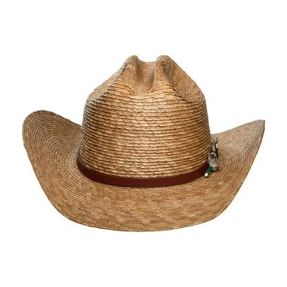 Stetson Western Cowboy Hut aus Palmenstroh - Hellbraun