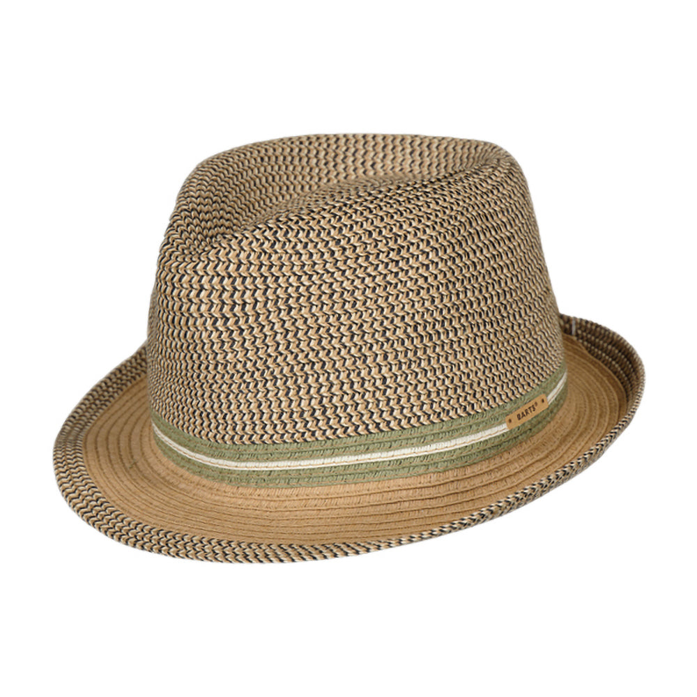 Barts Fluoriet Sommer Trilby Hut - Hellbraun