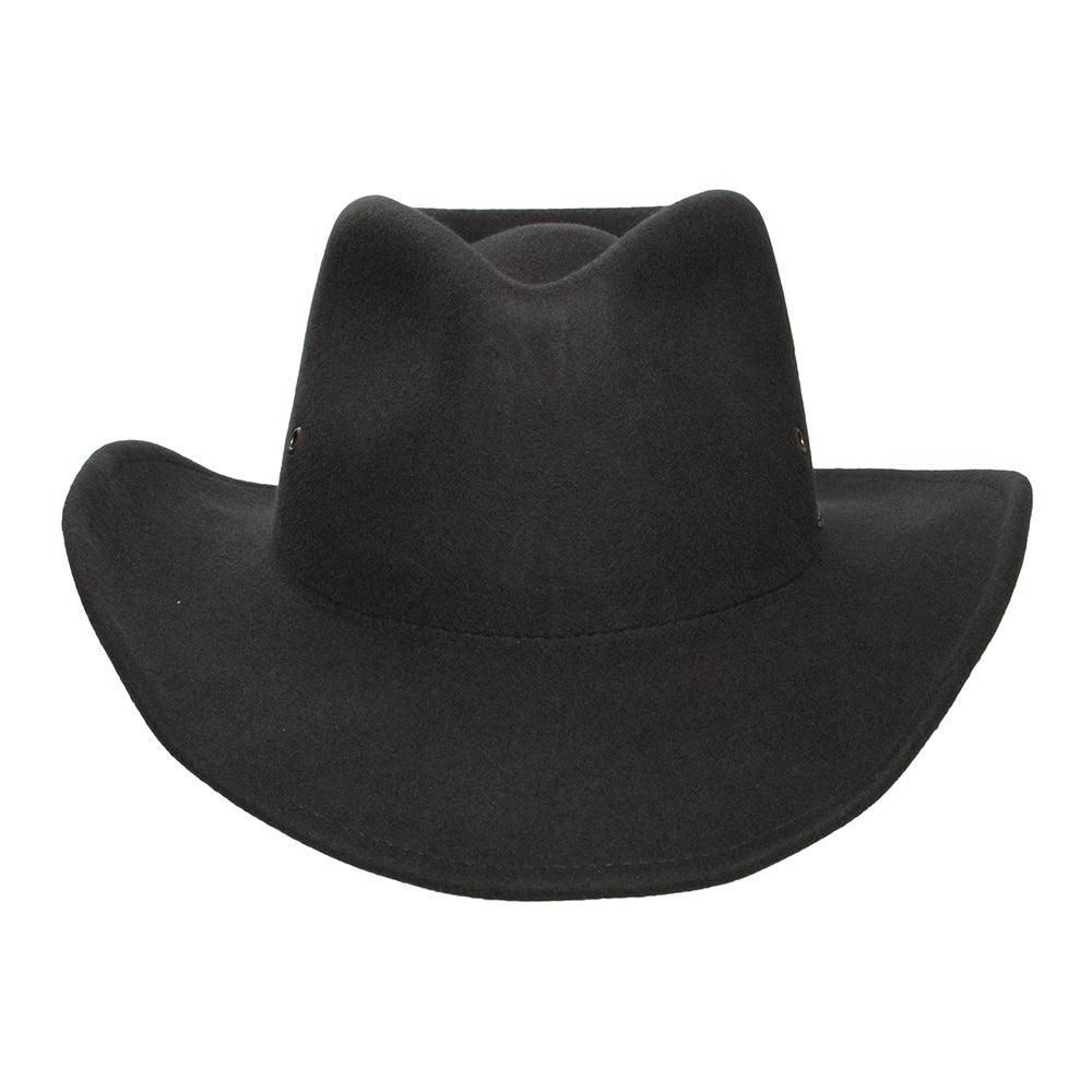Brixton Scottsdale Weather Guard Cowboy Hut aus Wollfilz - Schokolade