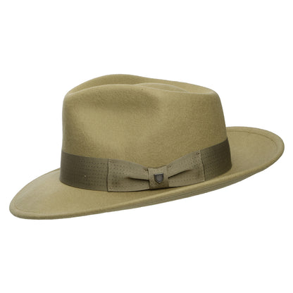 Brixton Swindle Convertabrim Fedora Hut aus Wollfilz - Bronze