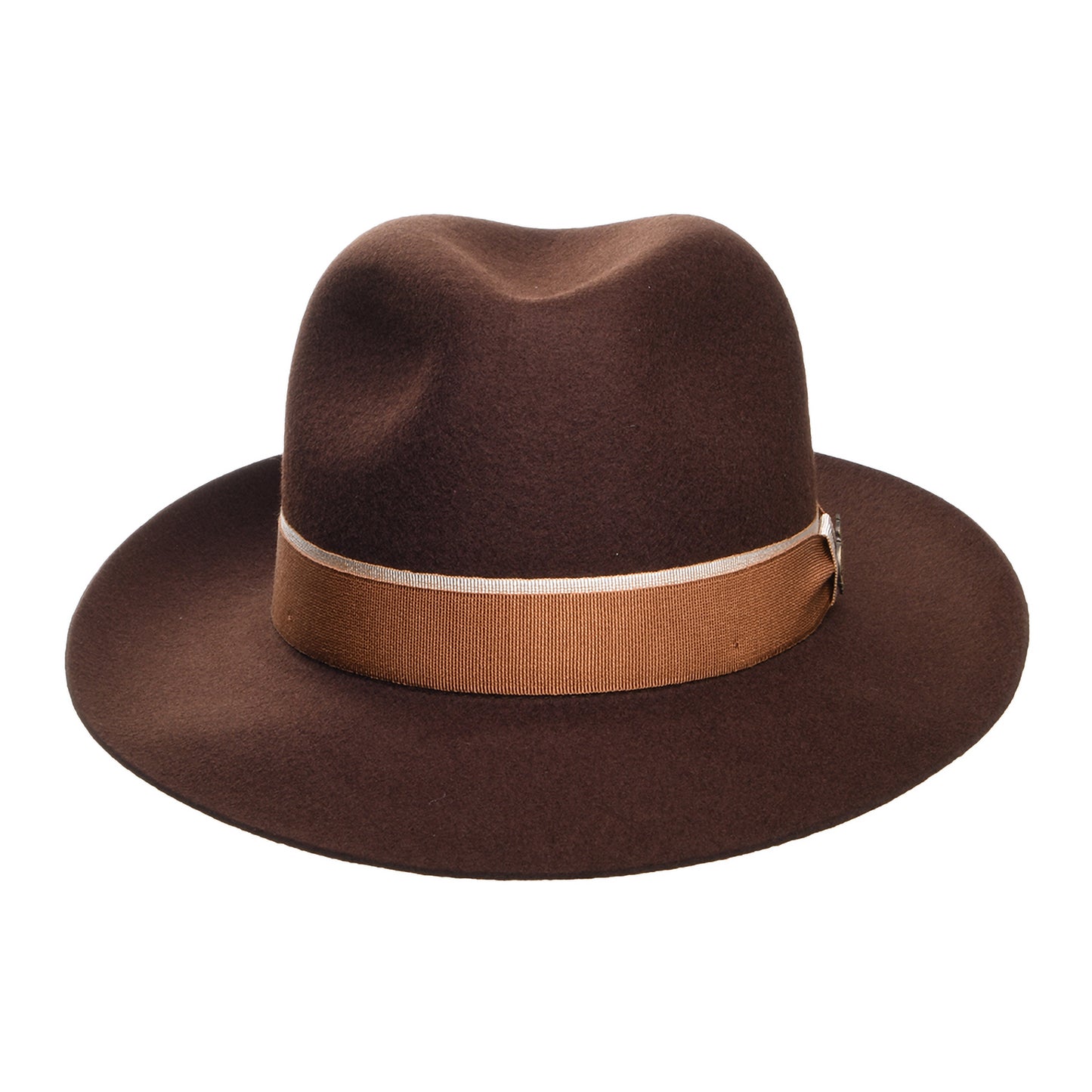 Christys Lingfield Fedora Hut aus Wollfilz - Braun