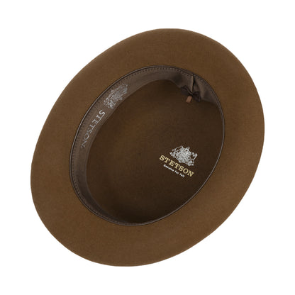 Stetson Classic Uni Melone Hut aus Haarfilz - Braun