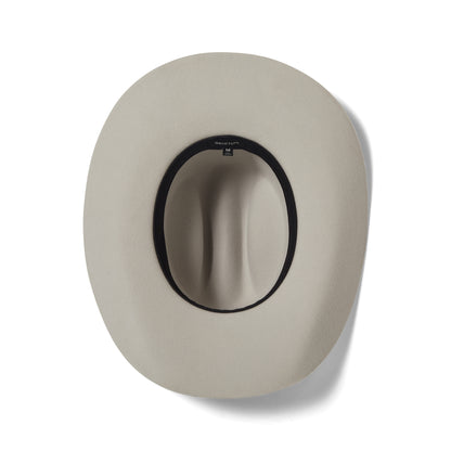 Brixton Laredo Weather Guard Cowboy Hut aus Wollfilz - Steingrau