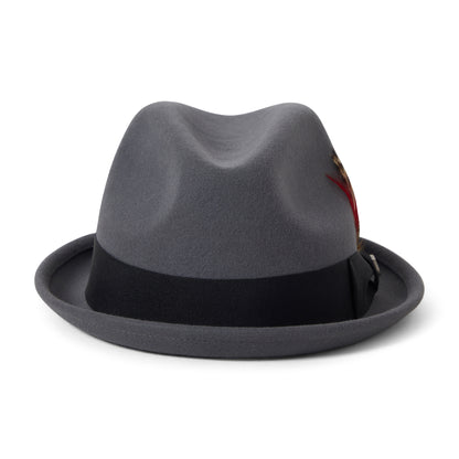 Brixton Gain Trilby Hut aus Wollfilz - Anthrazit