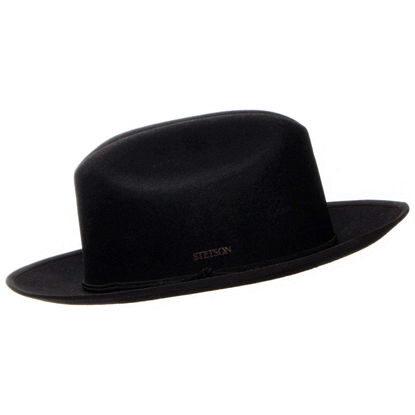 Stetson Plains Wasserabweisender Cowboy Hut aus Wollfilz - Schwarz