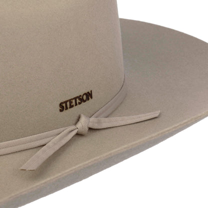 Stetson Diamondville Wasserabweisender Cowboy Hut aus Woll-Kaschmir-Filz - Beige