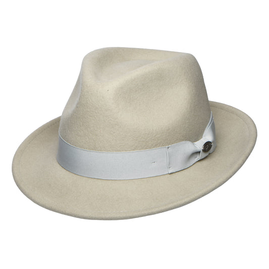 Bailey Maglor Trilby Hut aus Wollfilz - Hellgrau