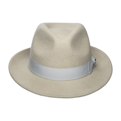 Bailey Maglor Trilby Hut aus Wollfilz - Hellgrau