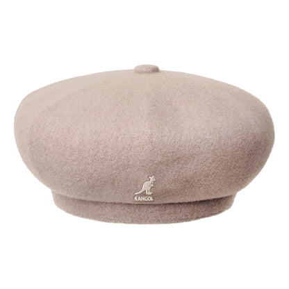 Kangol Jax Baskenmütze aus Wolle - Taupe