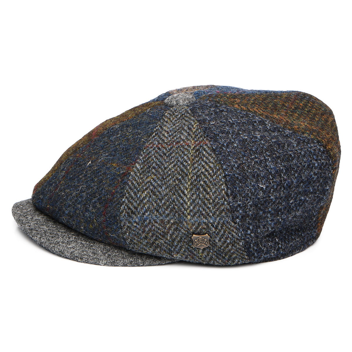 Failsworth Lewis II HARRIS TWEED Ballonmütze - Mehrfarbig