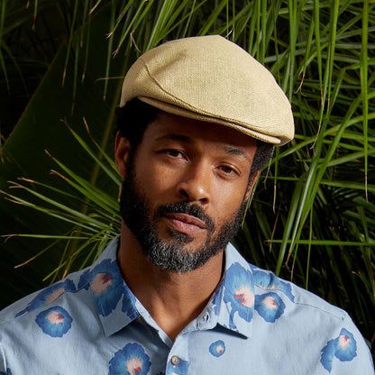 Brixton Hooligan Lightweight X Snap Schiebermütze aus Stroh - Natur