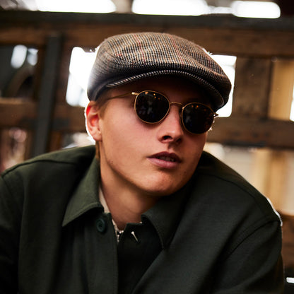 Barts Oslo Schiebermütze mit Fensterscheibenmuster - Marineblau