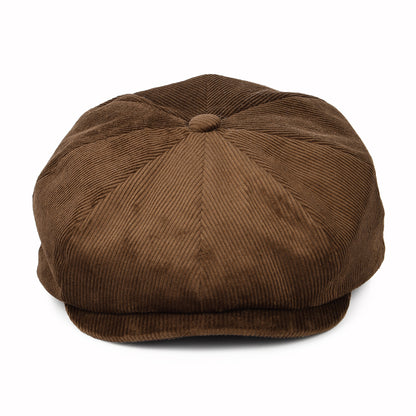 Brixton Brood II Baggy Kord Ballonmütze - Braun