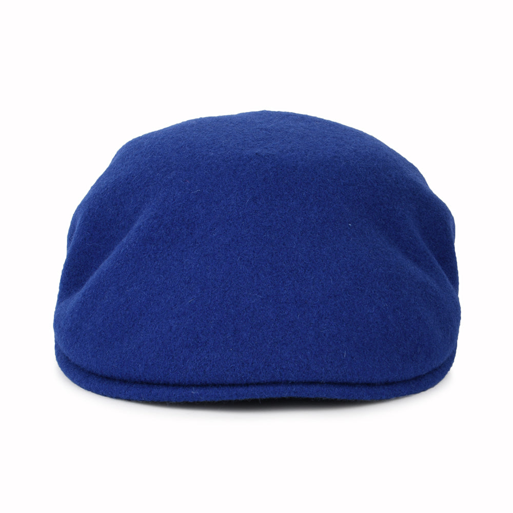 Kangol 504 Schiebermütze aus Wolle - Mittelblau