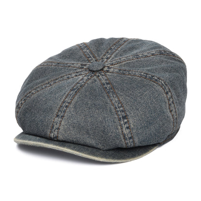 Stetson Hatteras Denim Ballonmütze - Verwaschenes Blau