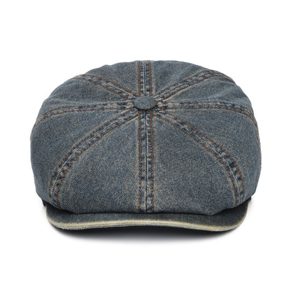 Stetson Hatteras Denim Ballonmütze - Verwaschenes Blau