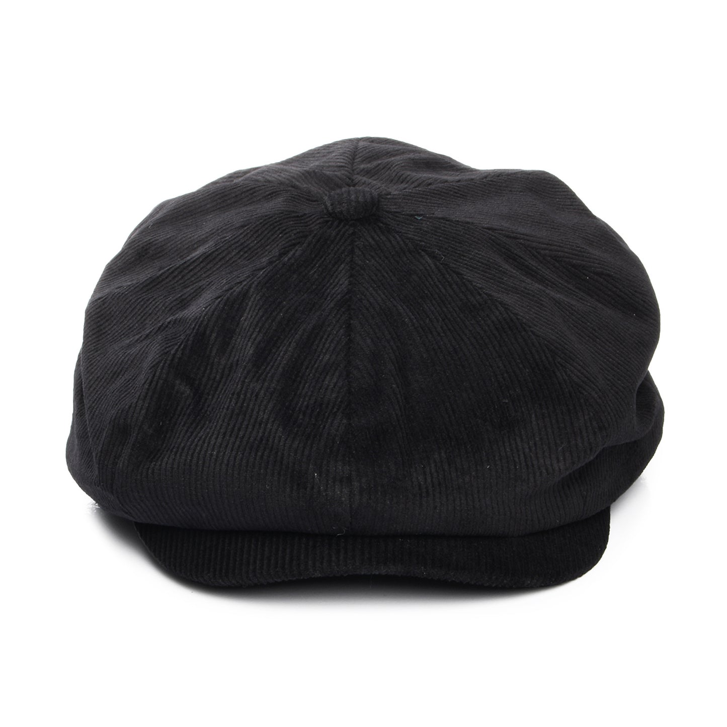 Brixton Brood Baggy Kord Ballonmütze - Schwarz