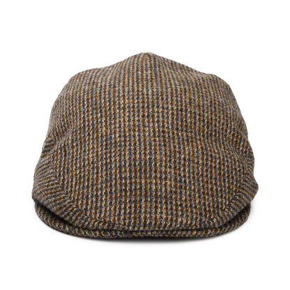 City Sport Royal HARRIS TWEED Schiebermütze - Braun-Blau