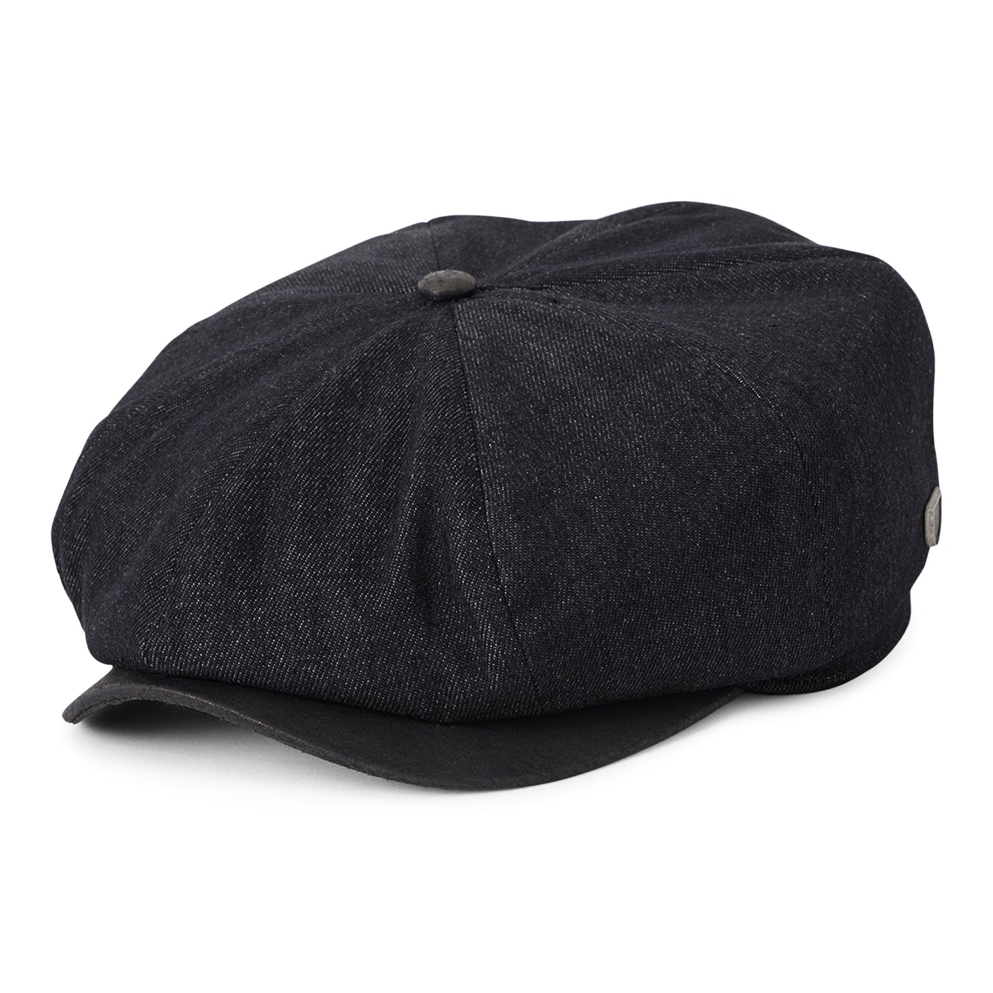 Brixton Brood Flannel Baggy Ballonmütze - Schwarzes Denim-Schwarz