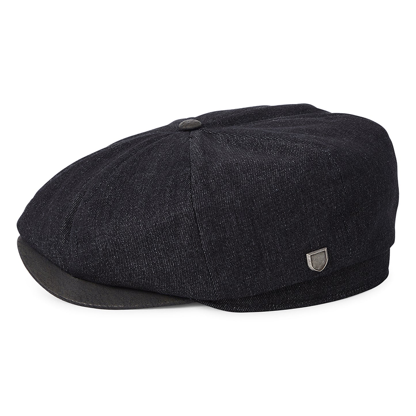 Brixton Brood Flannel Baggy Ballonmütze - Schwarzes Denim-Schwarz