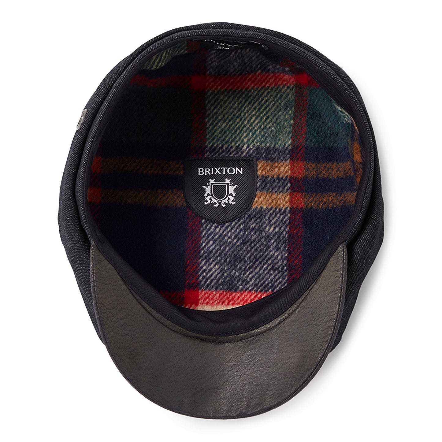 Brixton Brood Flannel Baggy Ballonmütze - Schwarzes Denim-Schwarz