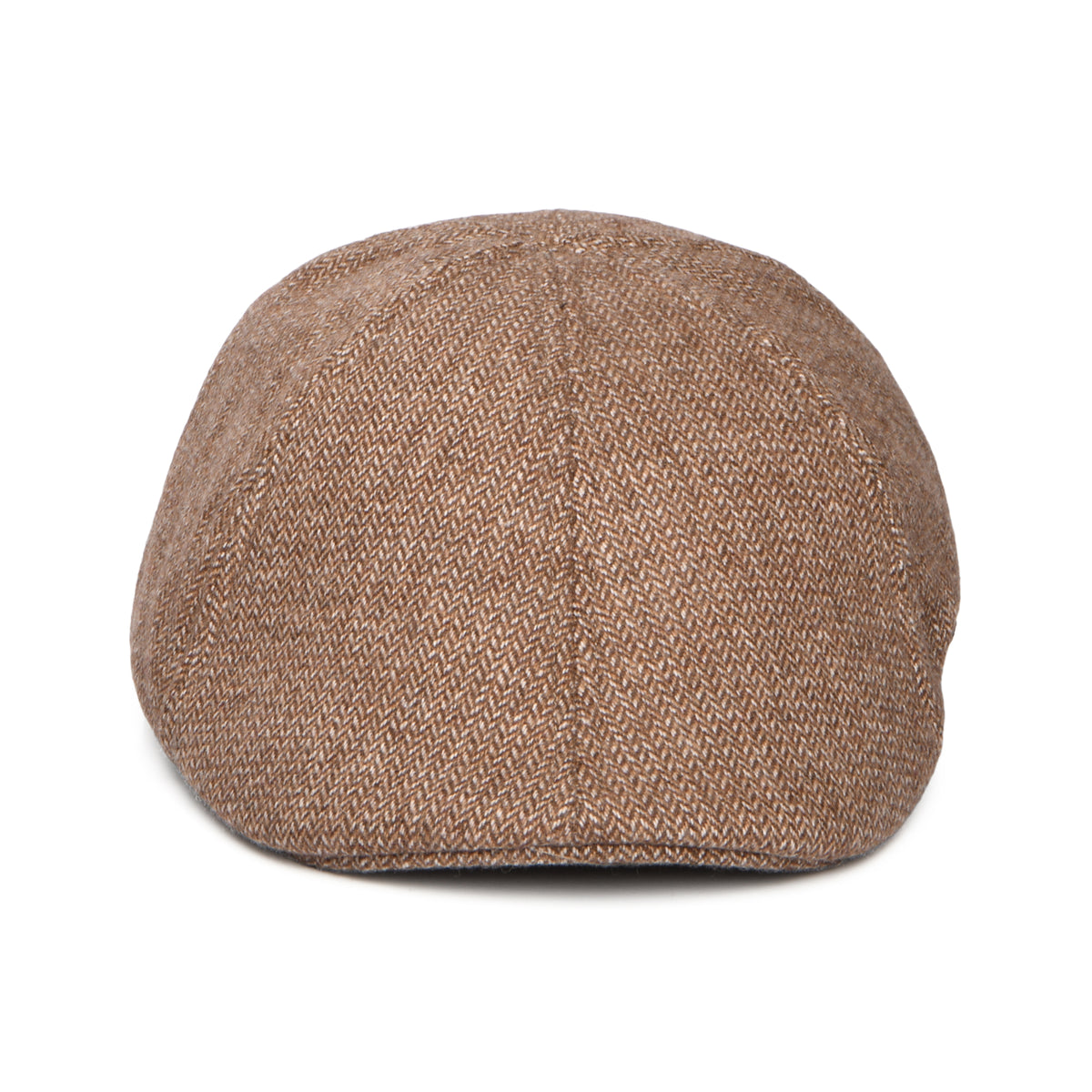 Barts Mr. Mitchell Duckbill Schiebermütze Micro-Herringbone - Hellbraun