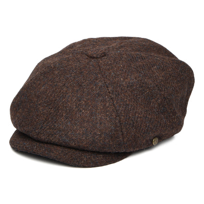 Failsworth Carloway HARRIS TWEED Ballonmütze - Braun
