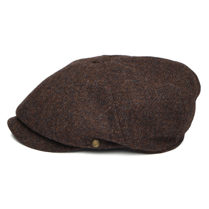 Failsworth Carloway HARRIS TWEED Ballonmütze - Braun
