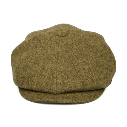 Failsworth Carloway HARRIS TWEED Ballonmütze - Moosgrün