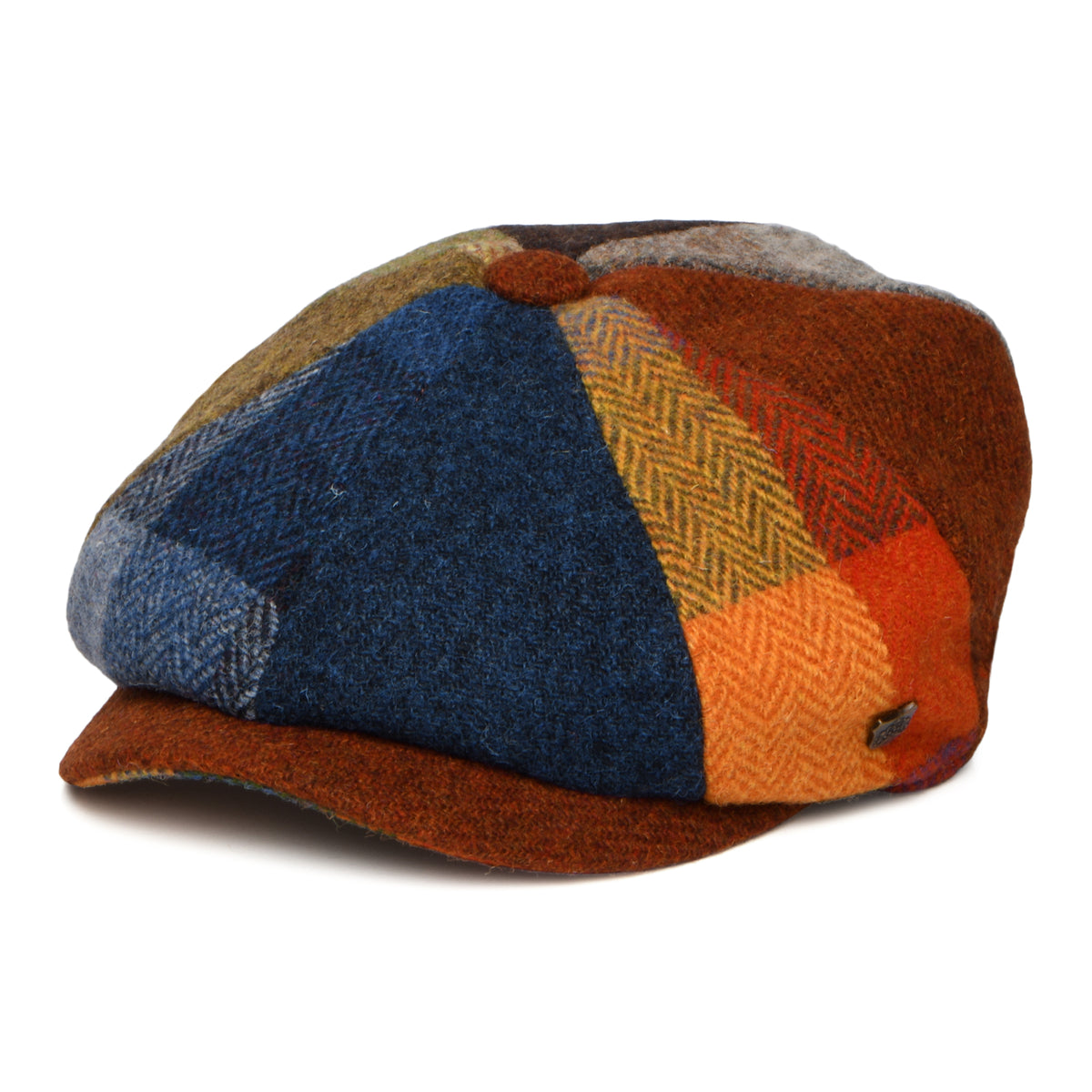 Failsworth Uig HARRIS TWEED Ballonmütze - Mehrfarbig