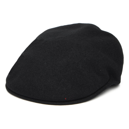 Kangol 504 Schiebermütze aus Wolle - Schwarz-Gold