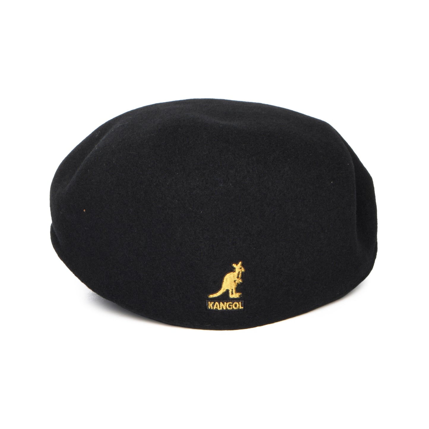 Kangol 504 Schiebermütze aus Wolle - Schwarz-Gold