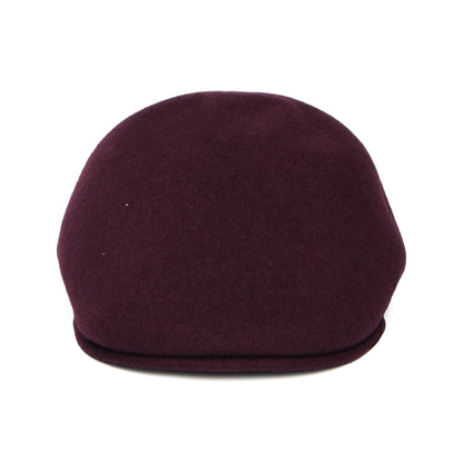 Kangol Nahtlose Wool 507 Schiebermütze - Dunkles Weinrot