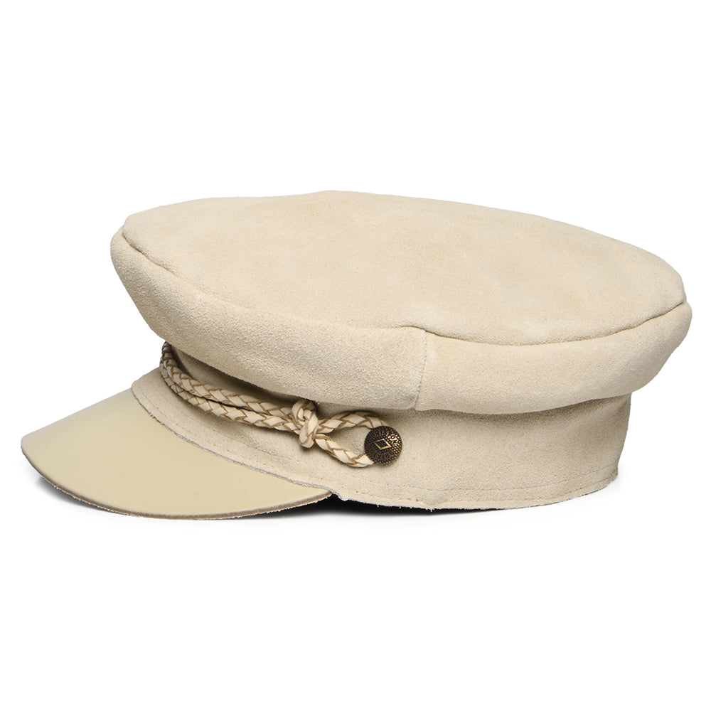 Brixton Kayla Reserve Schiffermütze aus Suede - Creme