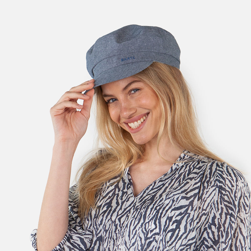 Barts Seraphe Schiffermütze aus Baumwolle - Denim