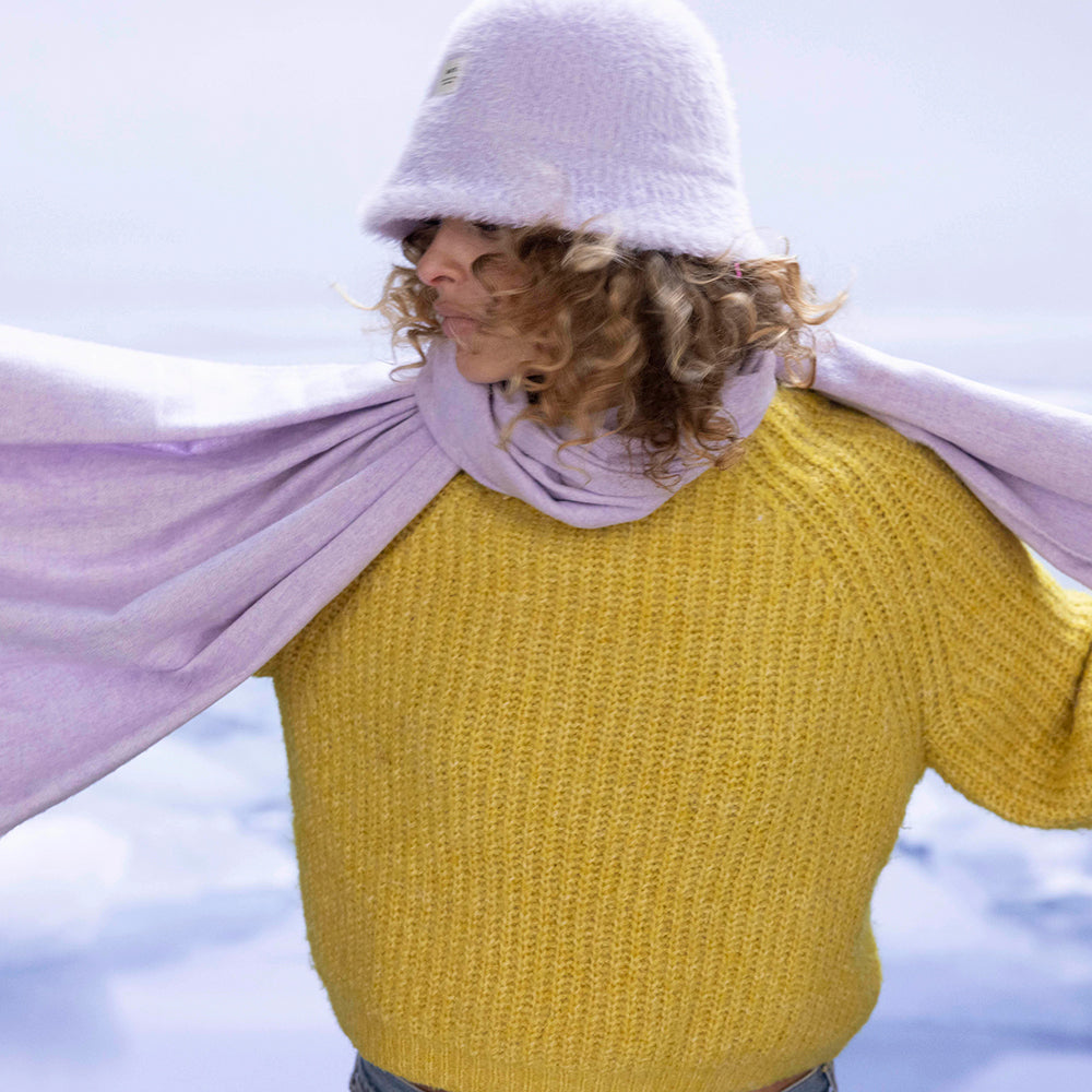 Barts Saraah Kunstfell Fischerhut - Fliederfarben
