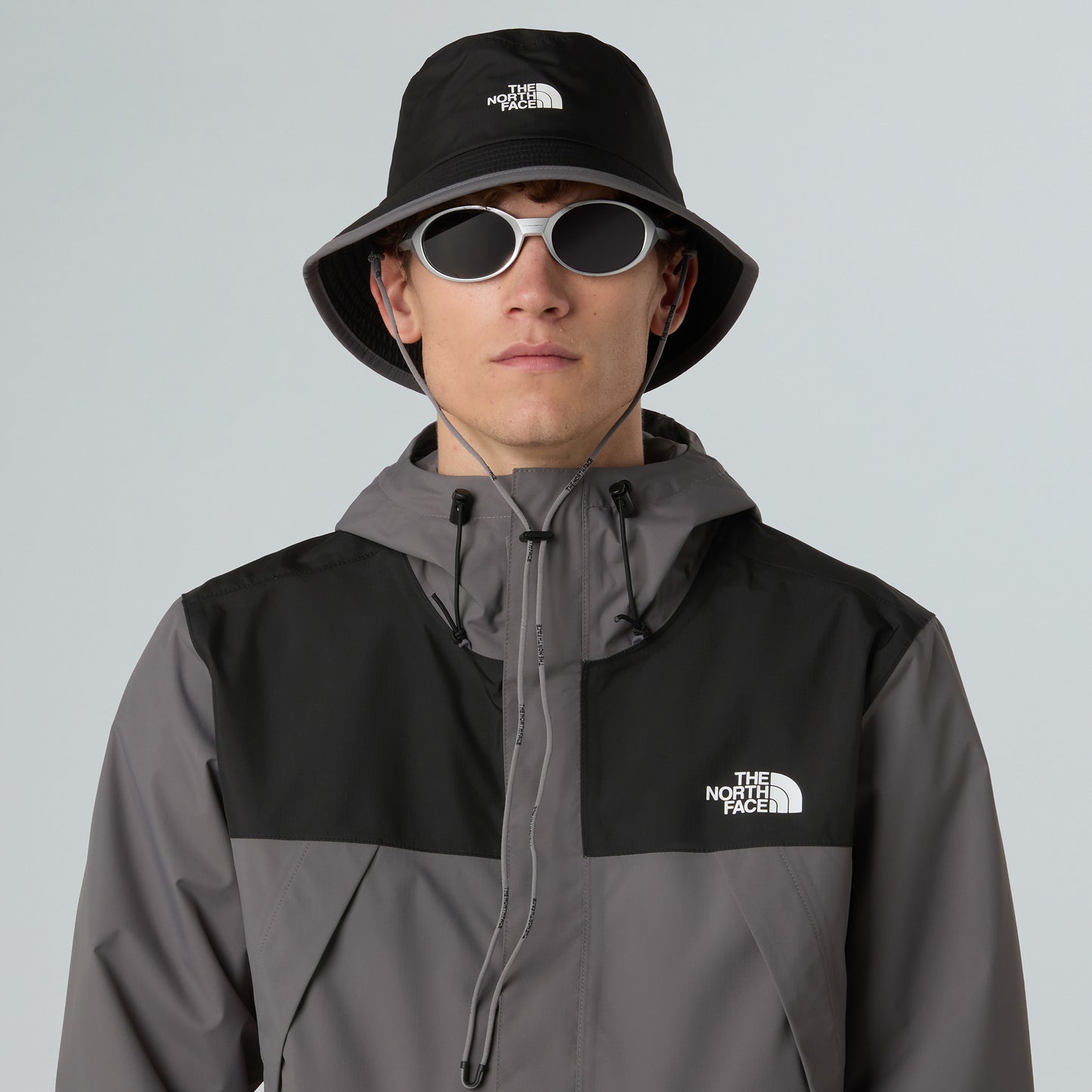 The North Face Antora Seam-Sealed Wasserabweisende Fischerhut - Schwarz-Grau